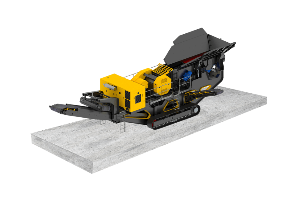 Crawler jaw crusher