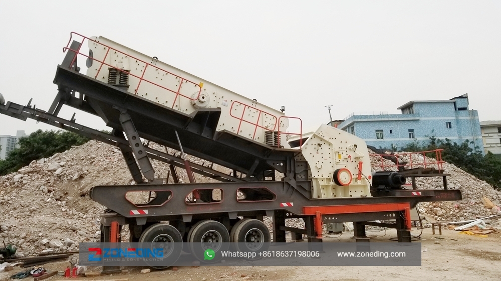 Mobile impact crusher 2