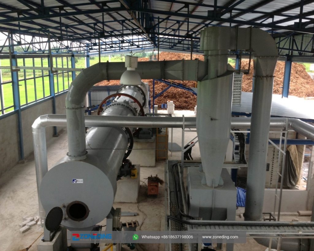 rotary dryer for customers site