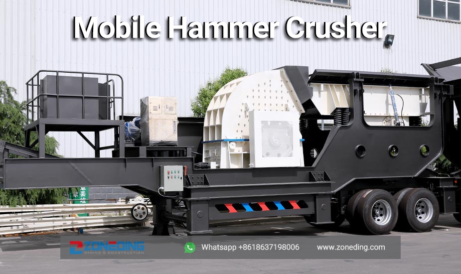 Mobile heavy hammer crusher