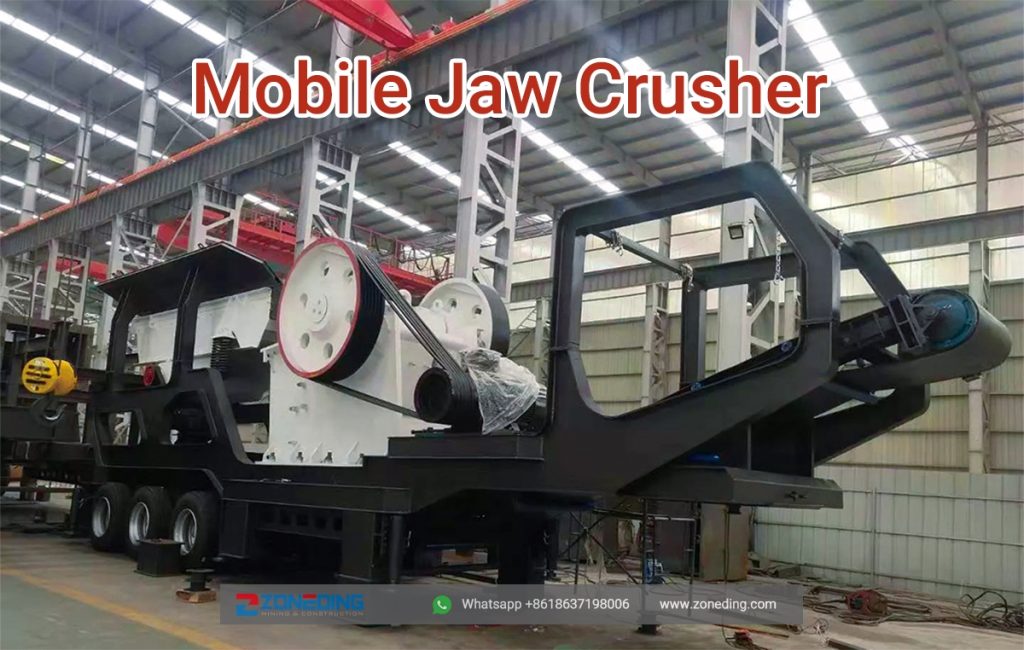 Mobile jaw crusher 1